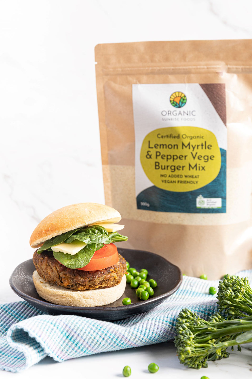 Lemon Myrtle and Pepper Vegge Burger Mix